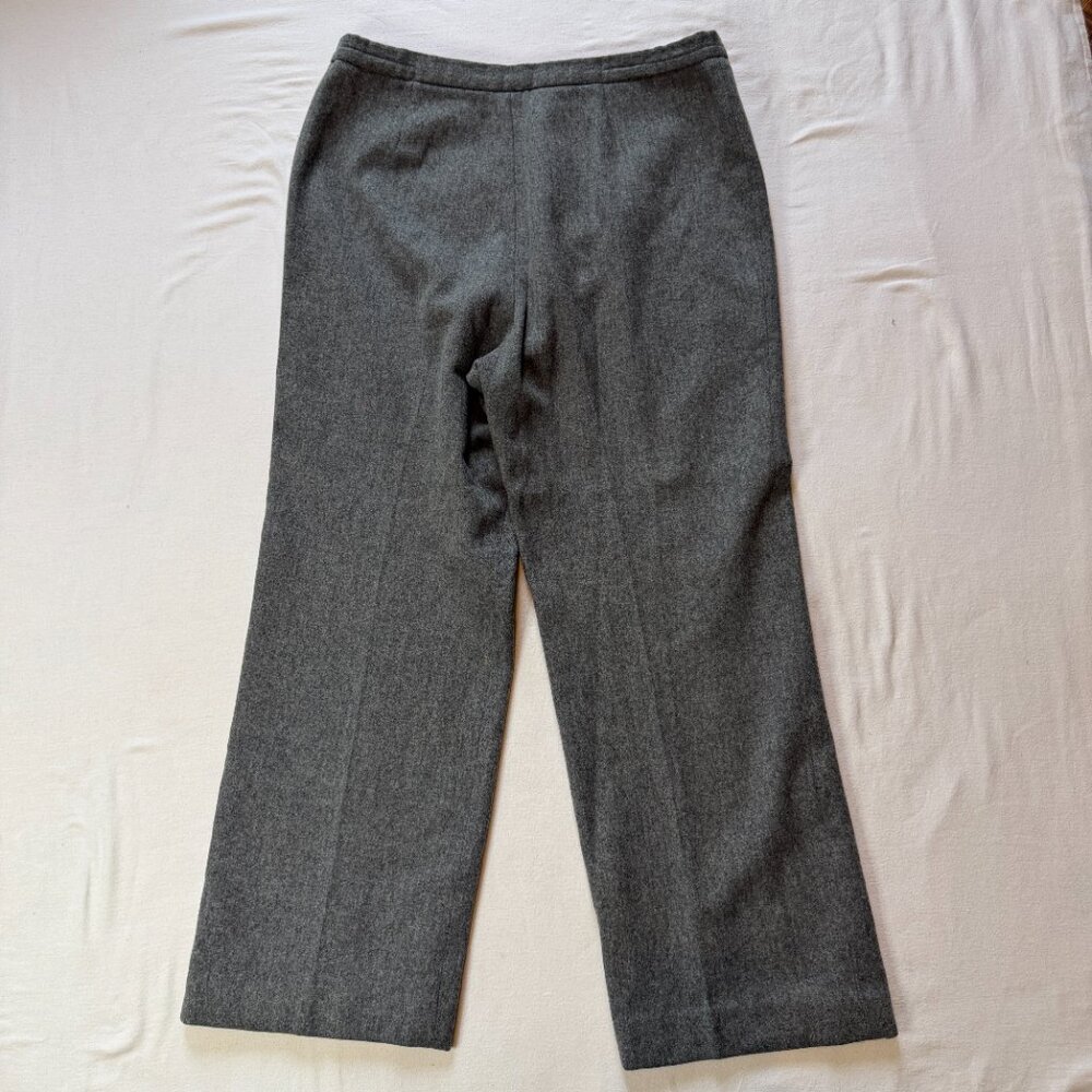 Vintage 100%‎ Pure Wool Country Suburbans Grey Dress Pants Size 16 - Picture 2 of 14